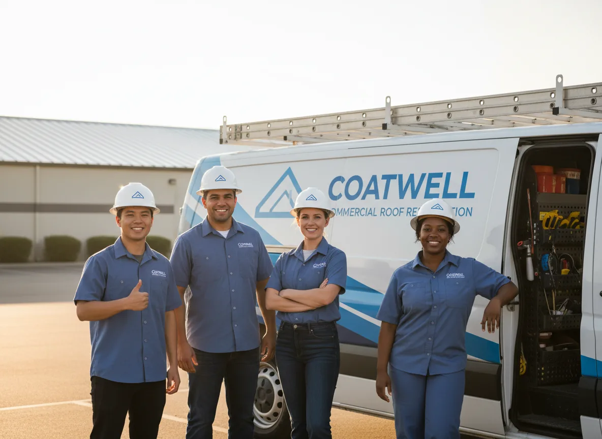 Commercial roof coating company in South Dennis, MA